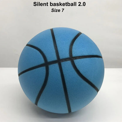 Slient Basketball 2.0 with Groove Lines PU Foam Quiet Mute Ball No Noise Bouncing Basketball Indoor Squeezable Slient Ball