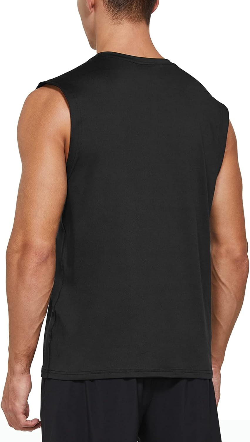 Men'S Sleeveless Quick Dry Workout Tank Top- Gym Fitness Running Training Muscle Bodybuilding Tank Top