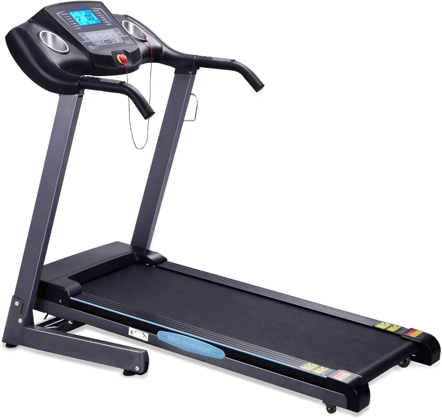 Treadmill with Auto Incline Folding Treadmill 12Level Incline 2.5 Horse Power 15 Preset for Home Use 8.5 Mph Range